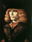 PREDIS, Ambrogio de Portrait of a Young Man sgt oil on canvas